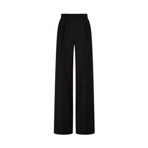 Serena Bute Wool Pleated Trouser - Black - NWT